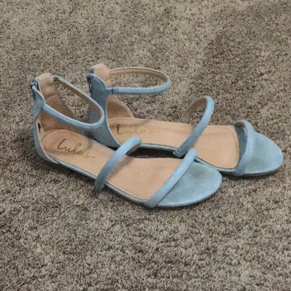 Blue Lulus sandals